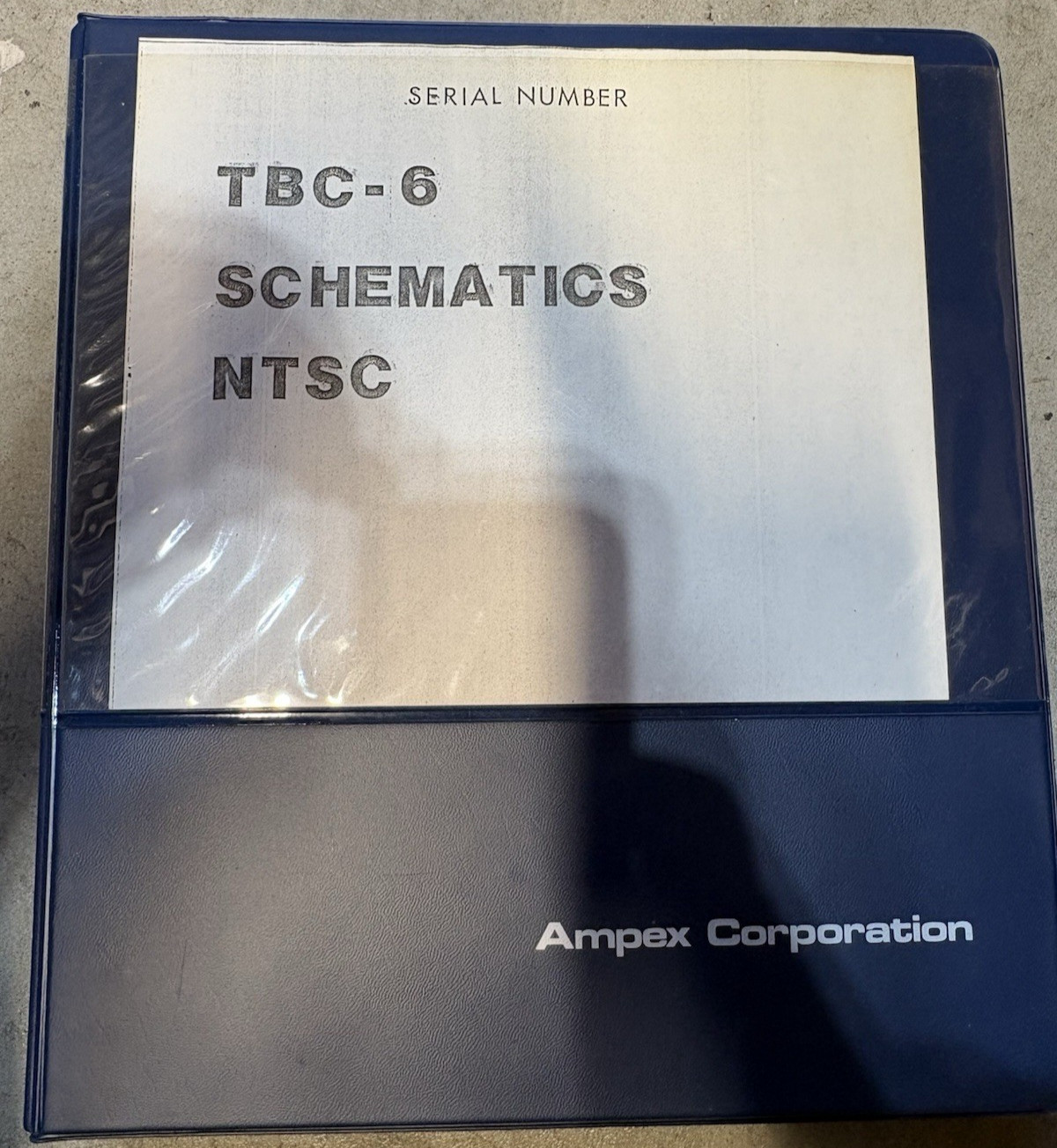 Ampex TBC-6  TBC 6 Schematics NTSC TBC6