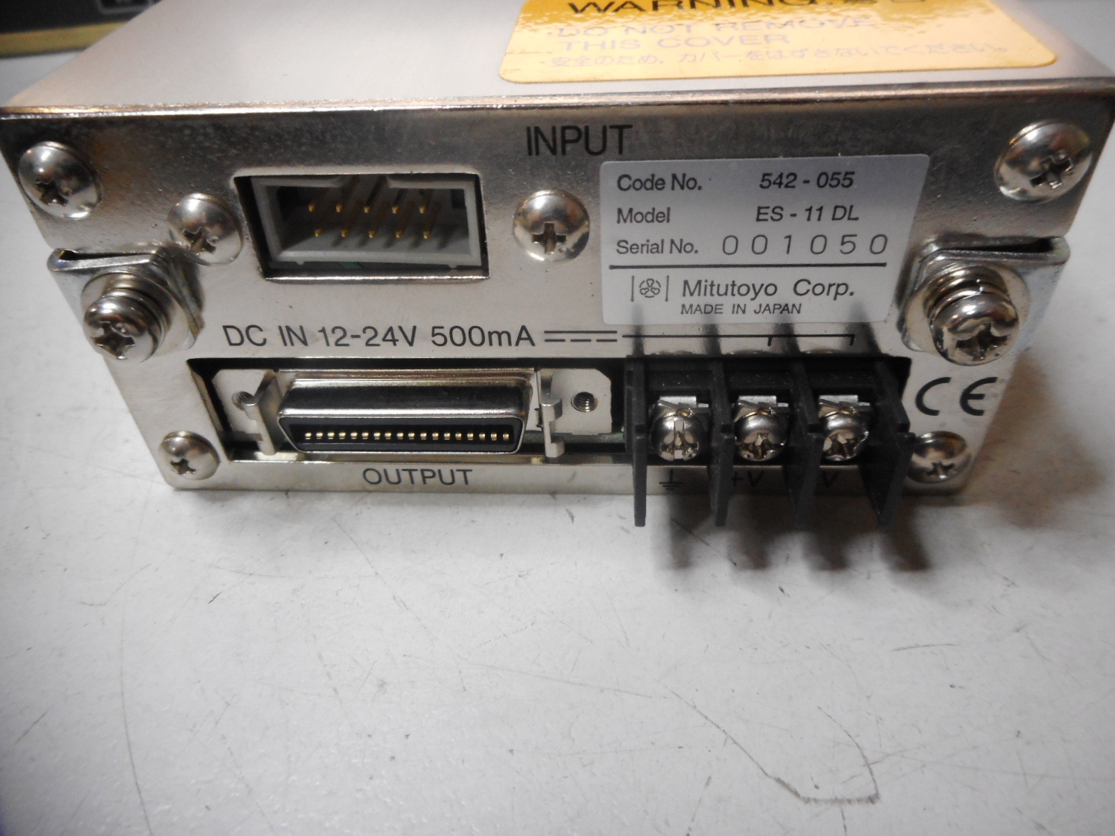 MITUTOYO LINEAR DISPLAY READOUT -- ES-D -- ES-11DL -- 542-055