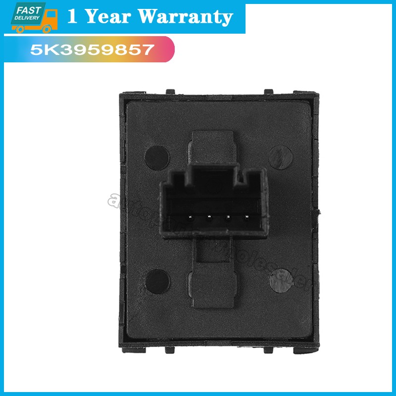5K3959857 Driver Side Power Window Switch For Golf MK5 MK6 GTI EOS 2 Doors
