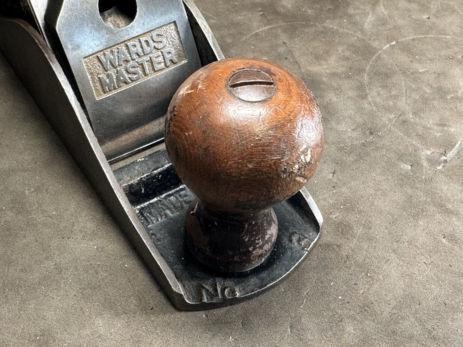 Wards Master Quality No 3 - 9 1/4" Bench Plane Wartime Stanley Made Sharp VTG
