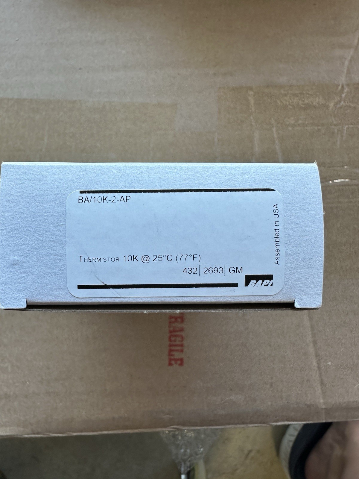 NEW BAPI BA/10K-2-AP  10K Thermister