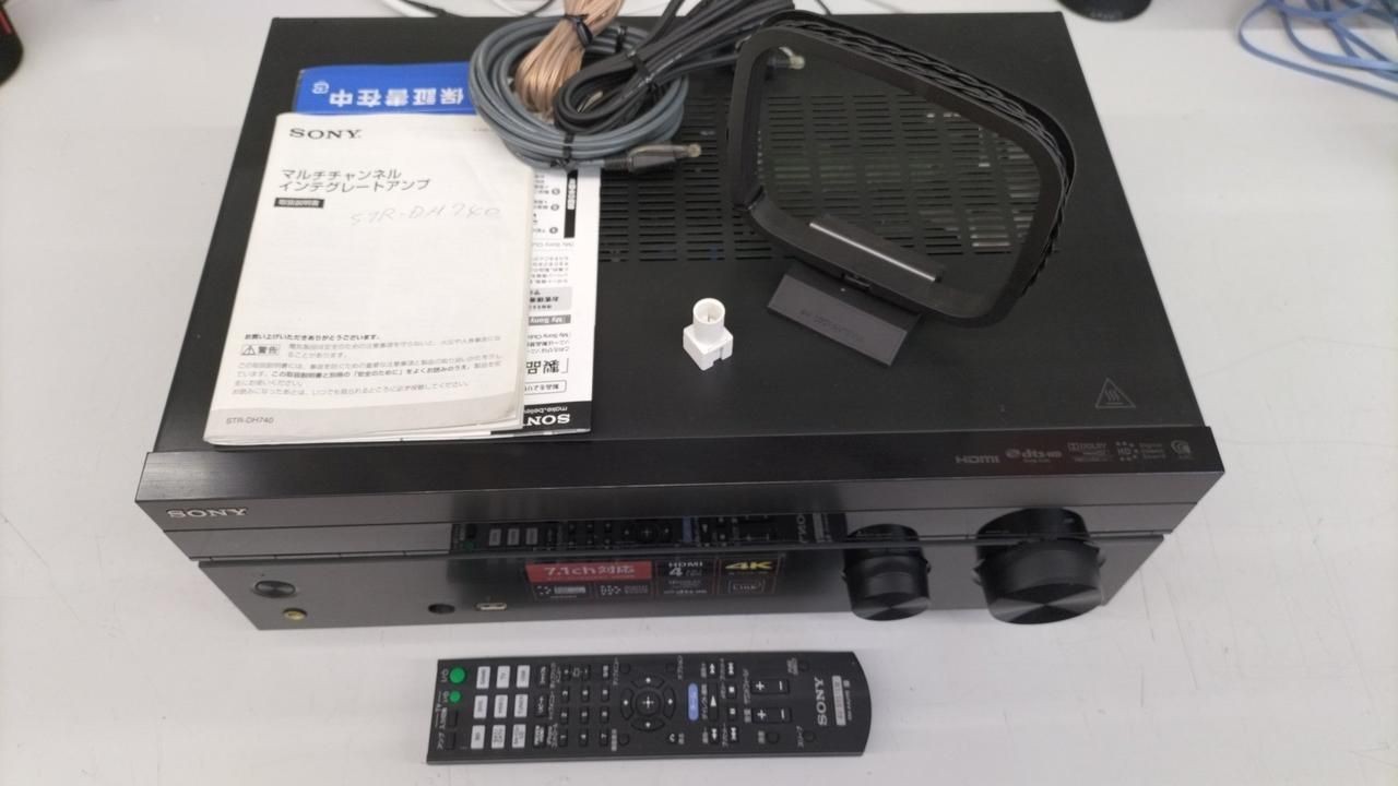 Sony AV Amplifier Str-dh740 Used