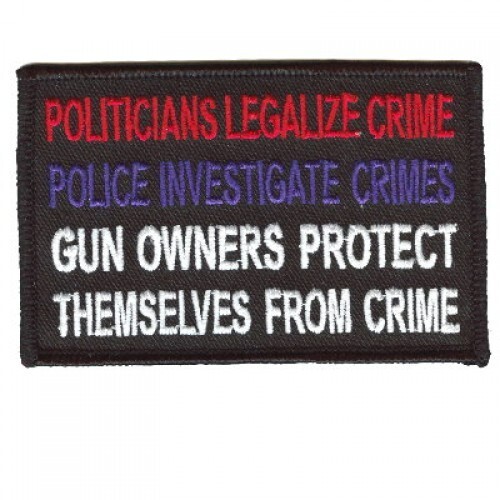 Gun Owners Protect 4x2.5" Motorcycle Biker Jacket/Vest Patch
