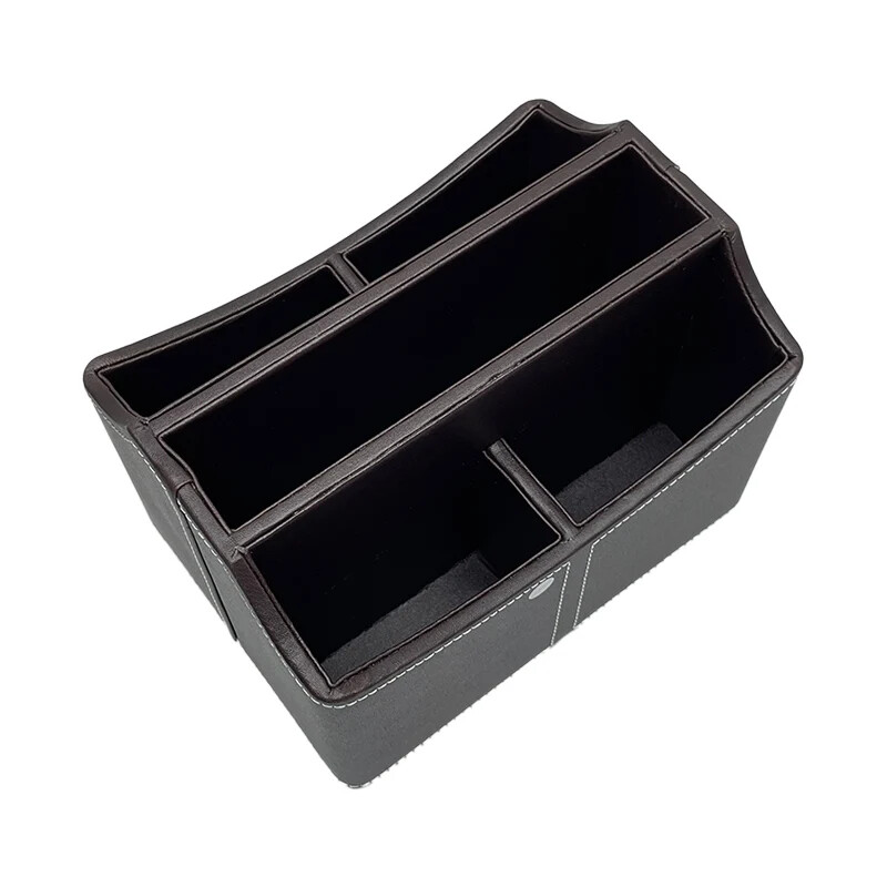 Remote Caddy for Table 360 Degrees Rotatable Desktop Organizer Storage Box