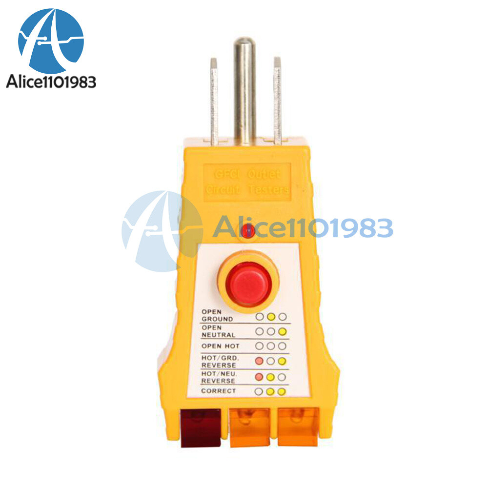 Socket Tester with GFCI check. Receptacle Tester for Standard AC Outlets