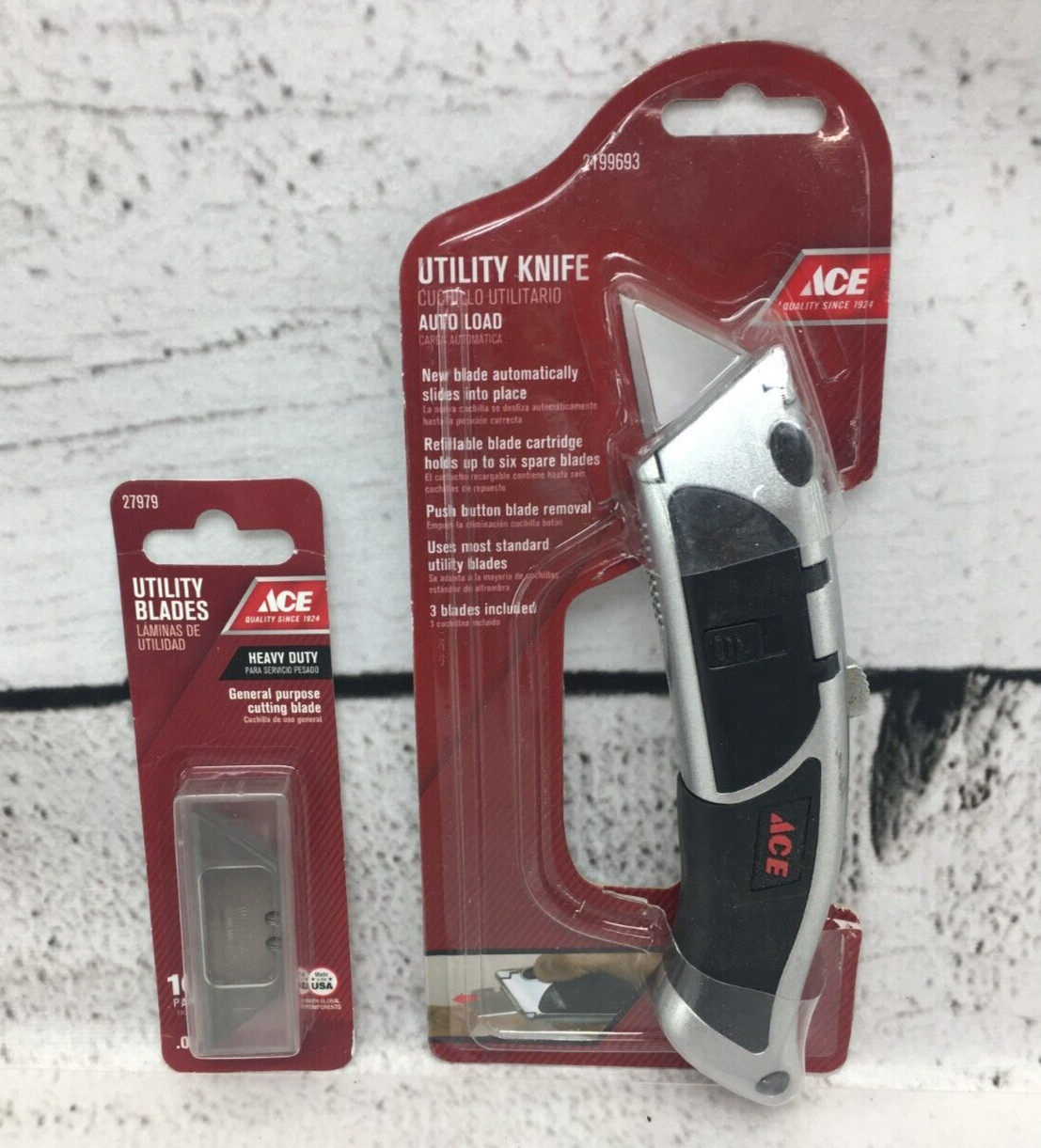 ACE Utility Knife Auto Load 2199693 w/  10 Blades