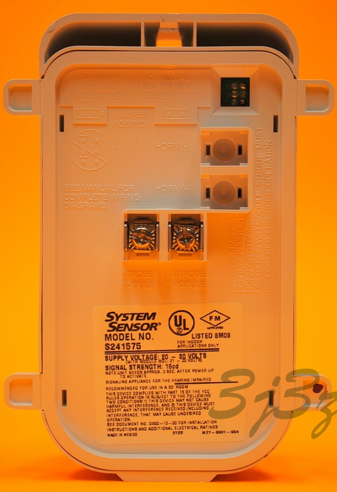 System Sensor S241575W Strobe