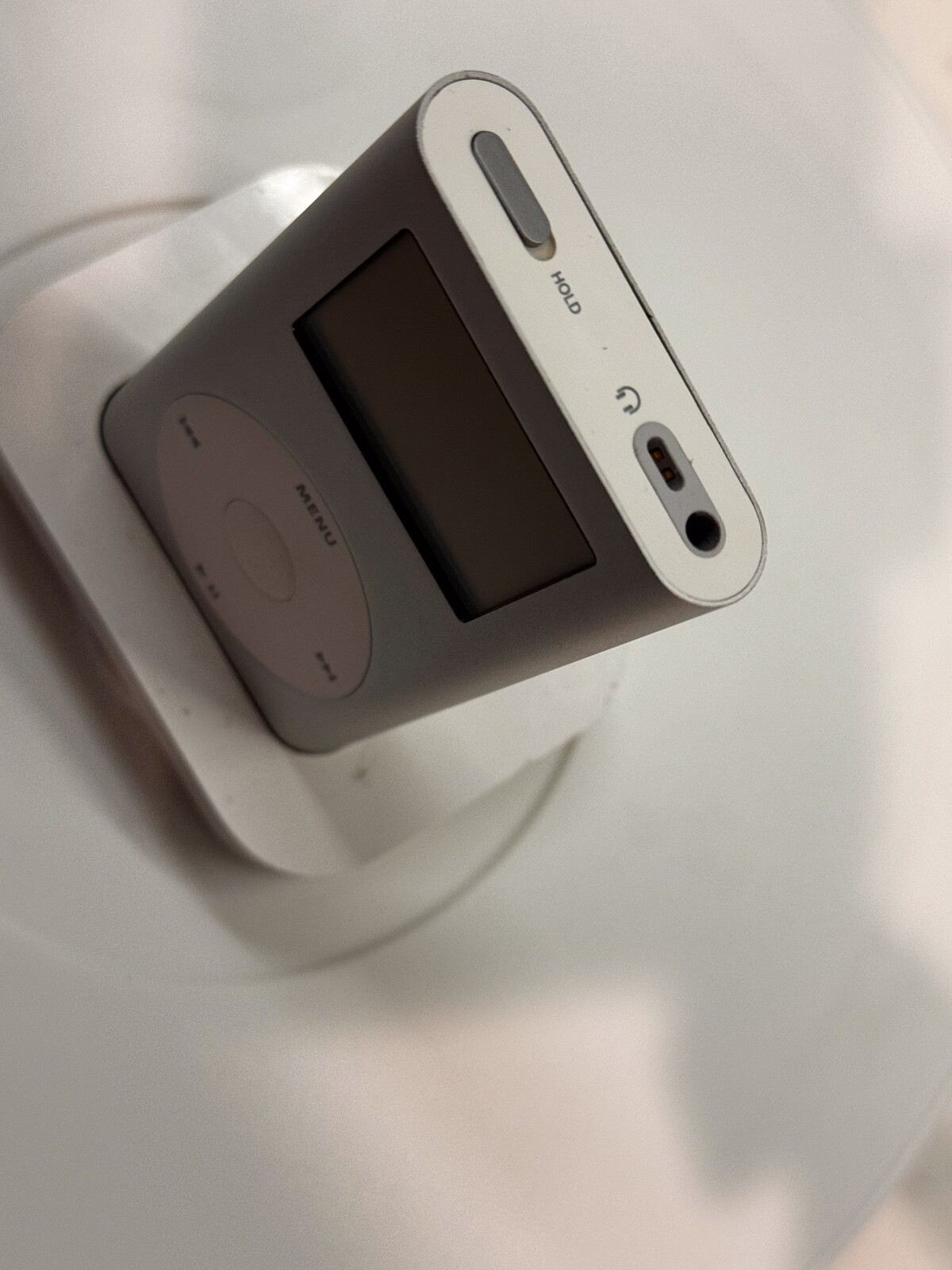 Heavily Modded Mint Silver iPod Mini 2nd Gen - Orange Backlight, Taptic, 256GB