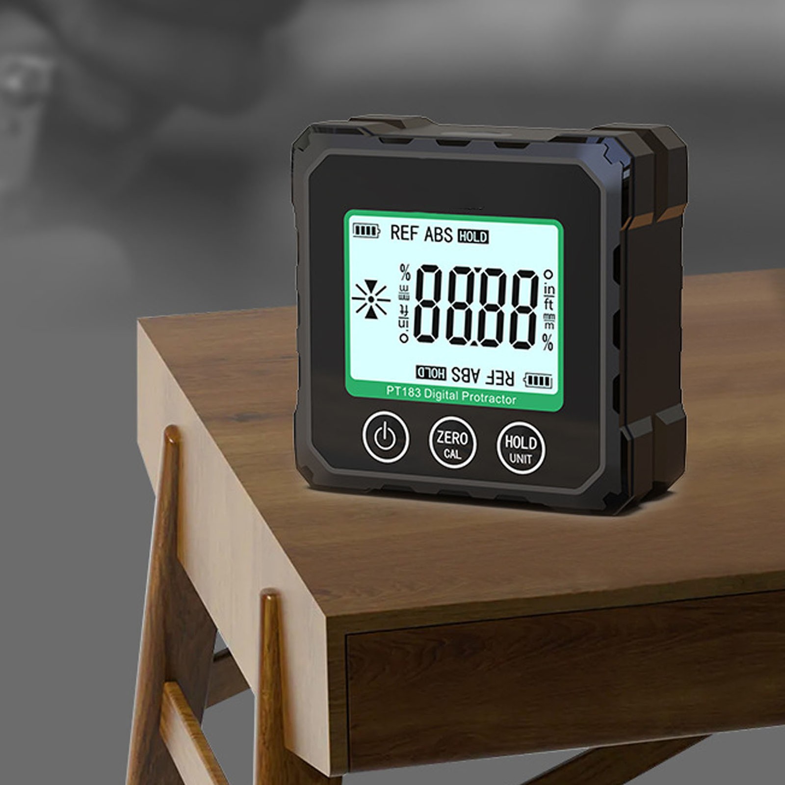 Digital Angle Finder With 4 Side Strong Magnet Backlit Display For Woodwork RVVA