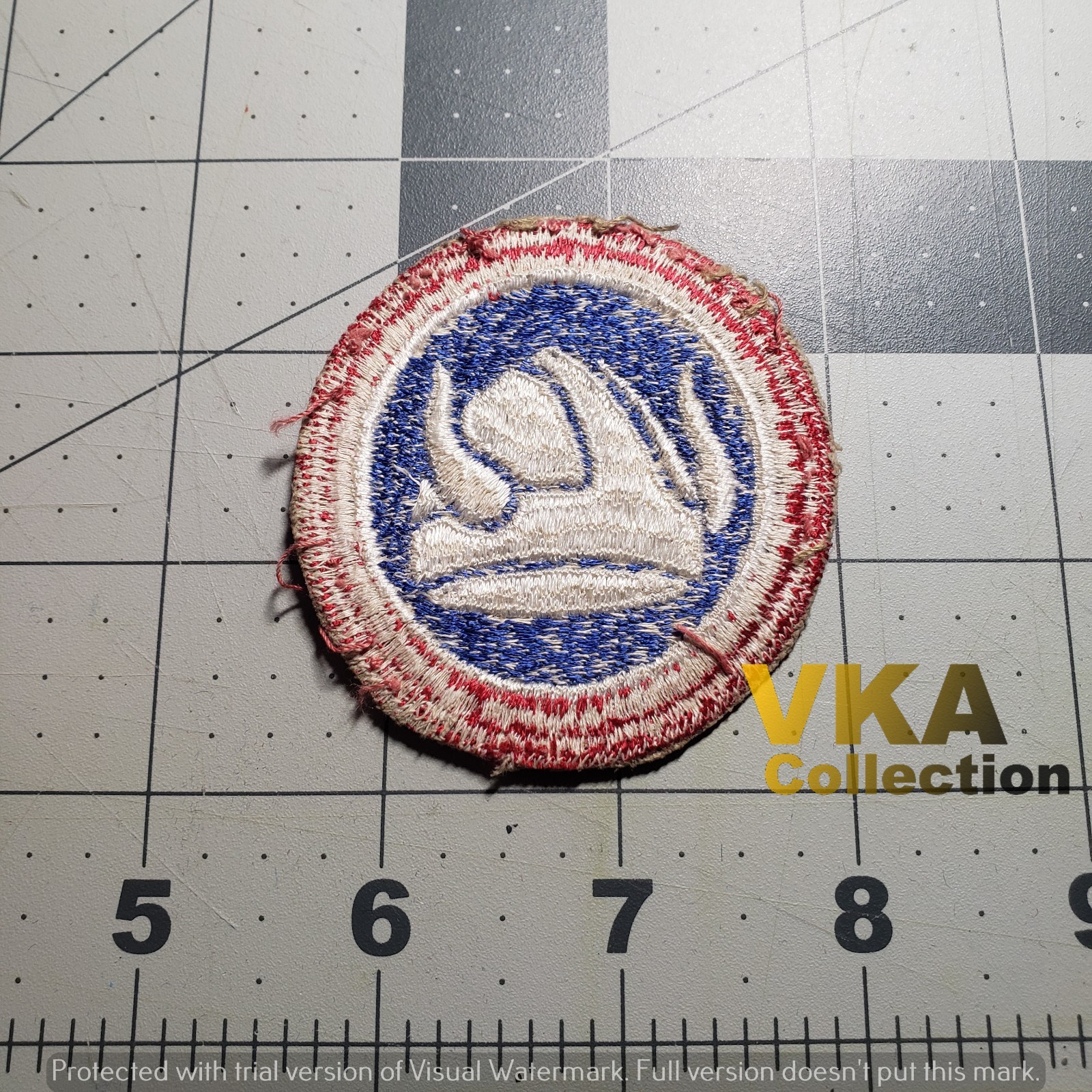 Cut Edge 47th ID Infantry Division Patch Uniform Removed