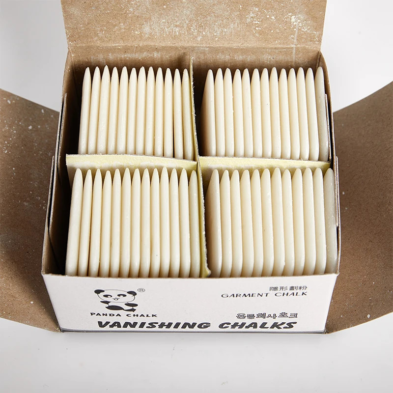 50Pcs Box Invisible Tailor Chalk Panda Garment Sewing Marking Tool