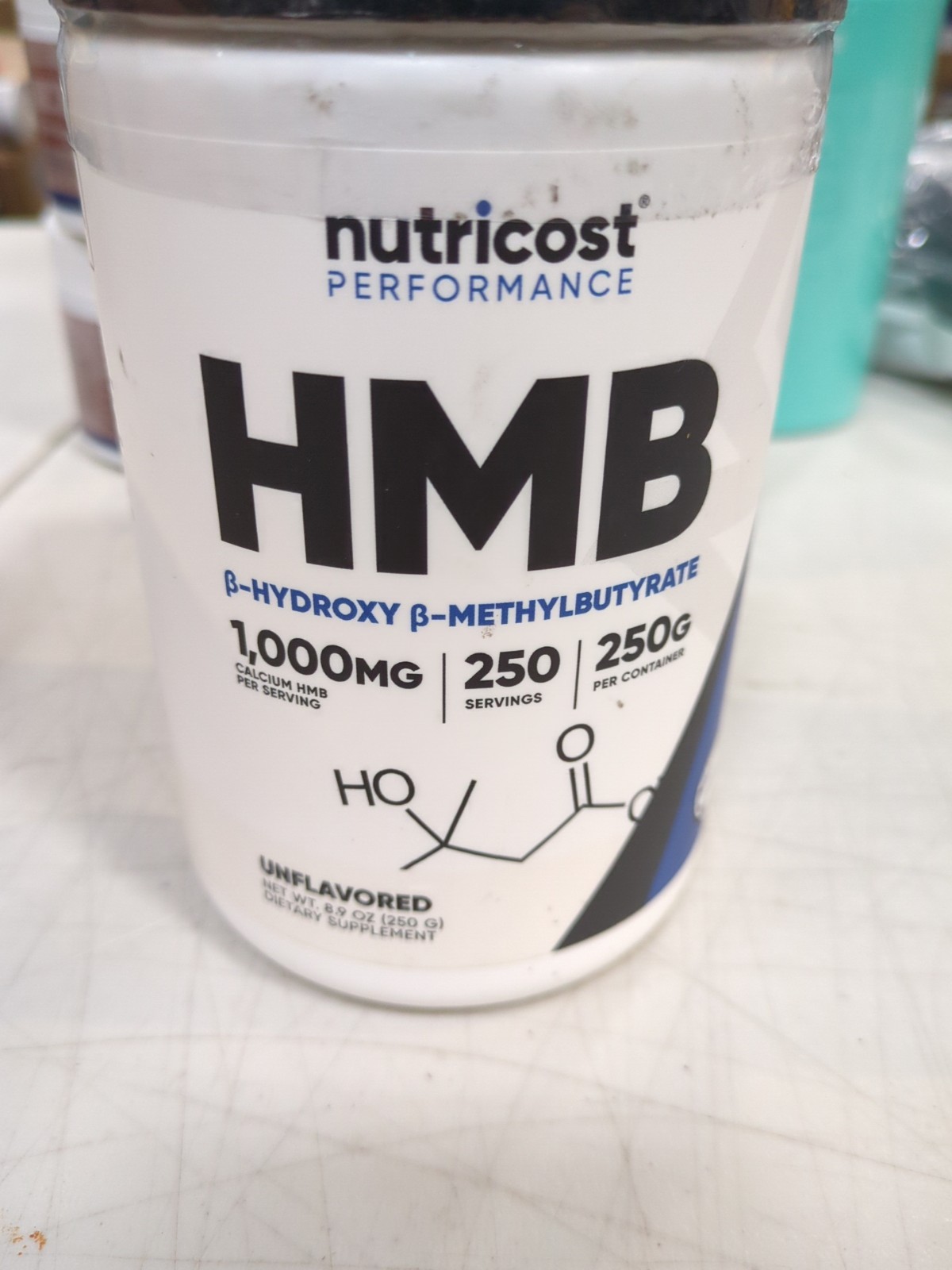 Nutricost HMB Powder (Beta-Hydroxy Beta-Methylbutyric) 250 Grams