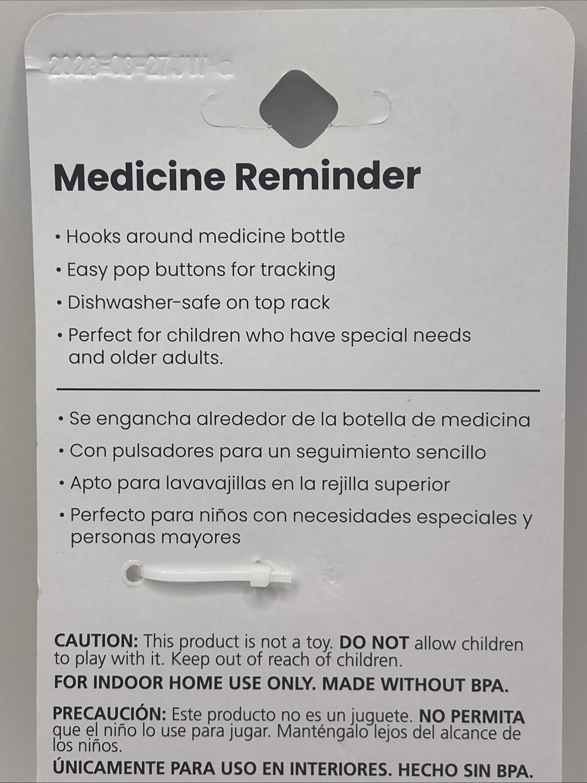 Safety First Medicine Reminder 2 Pack, Grey Color