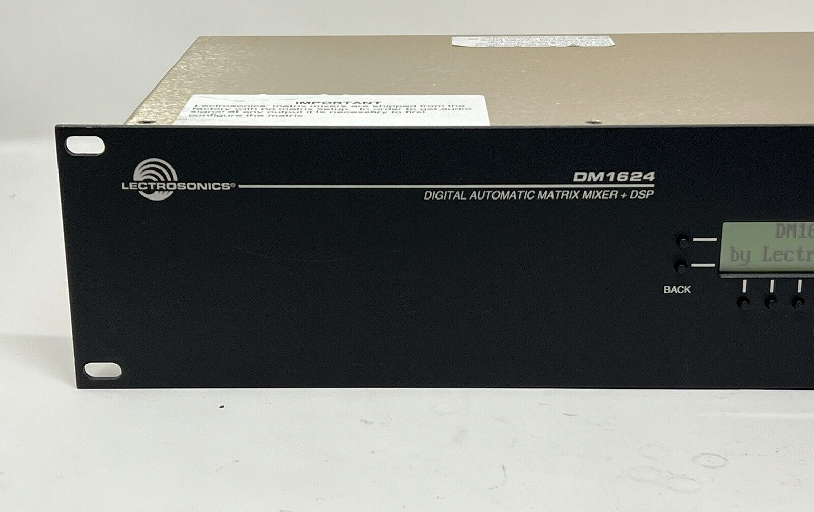 Lectrosonics DM1624 DSP Matrix Mixer & Power Supply