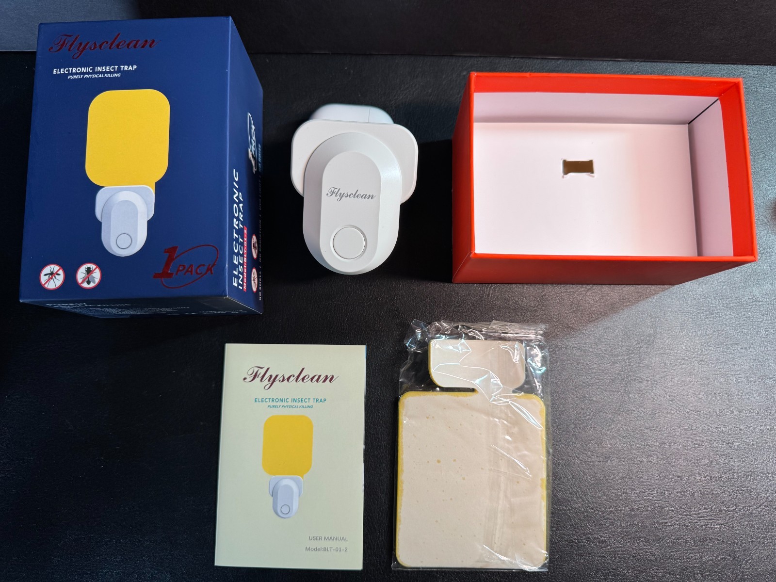 FlysClean Indoor Electronic UVA light insect Trap Gnat, Mosquito & Fruit Fly