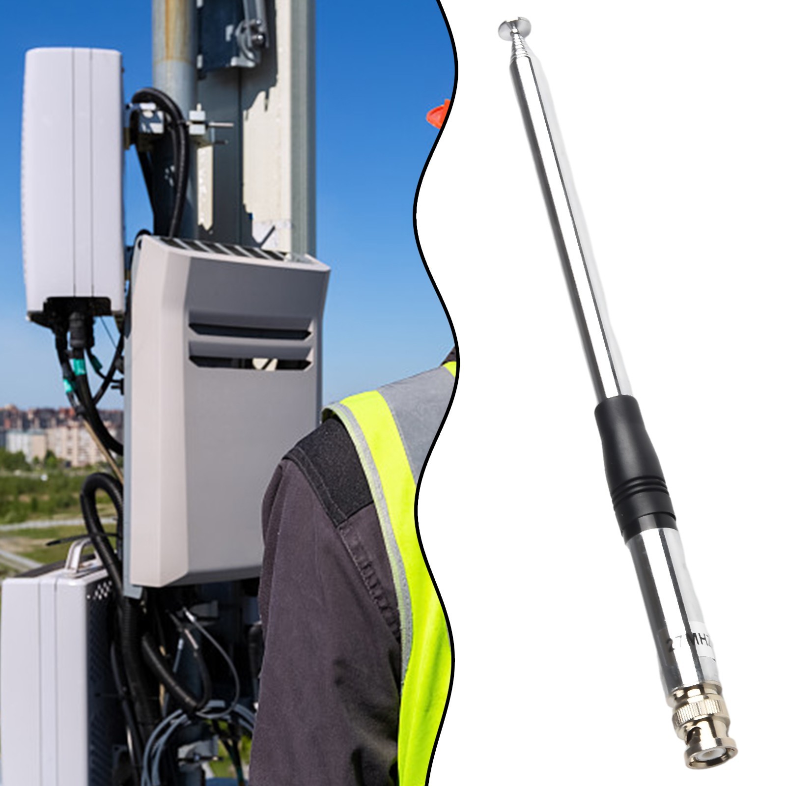 27Mhz Portable Telescopic Adjustable Rod Length for CB Handheld Radios