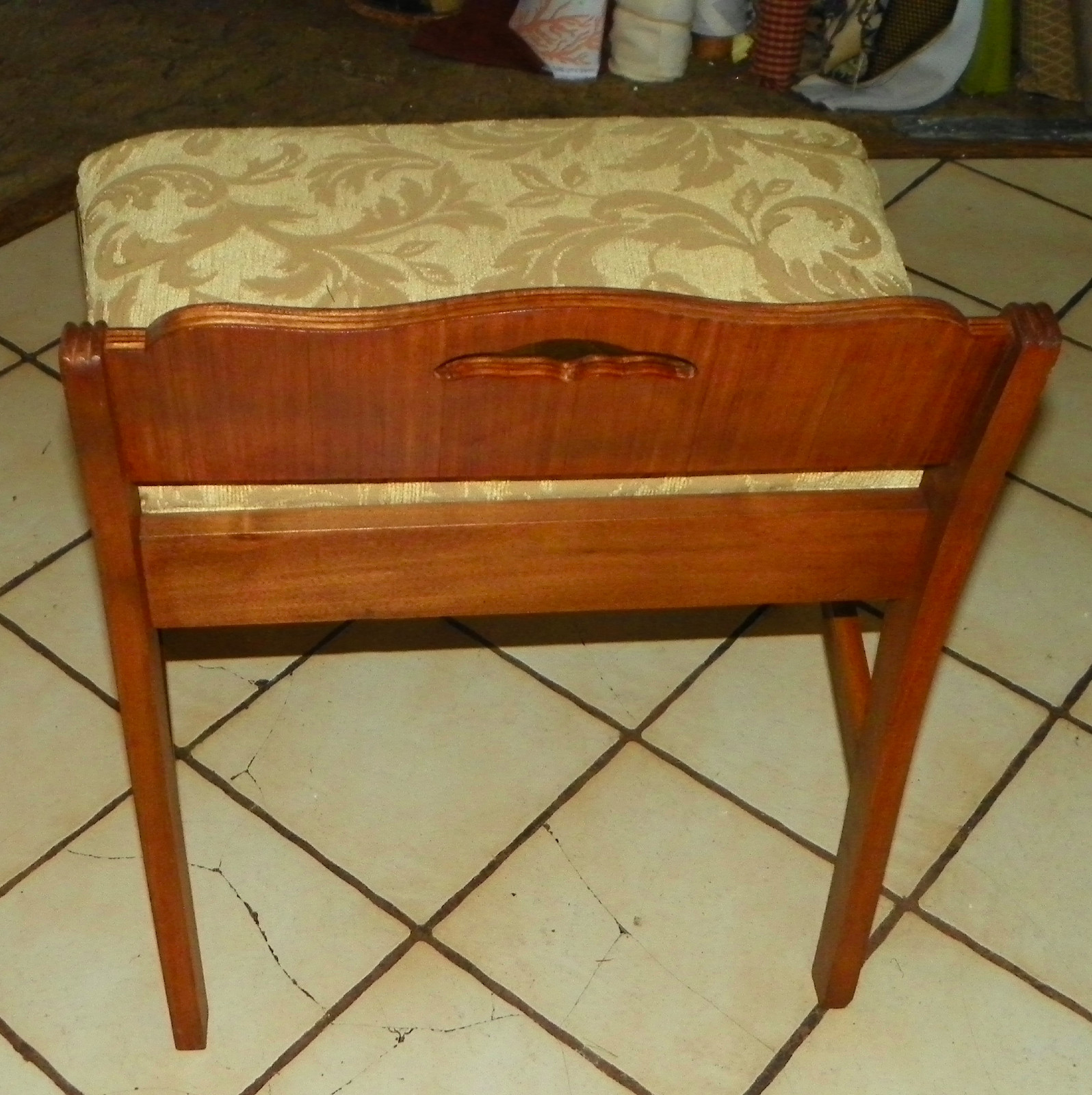 Walnut Vanity Bench (VB-3)