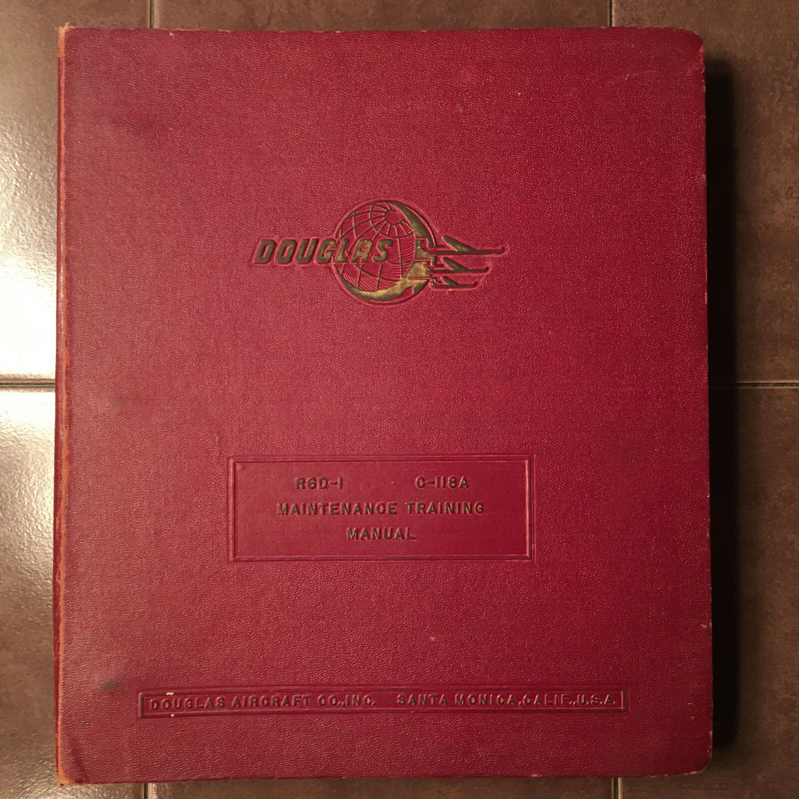 Original 1951 Douglas R6D-1 & C-118A aka DC-6 Maintenance Training Manual