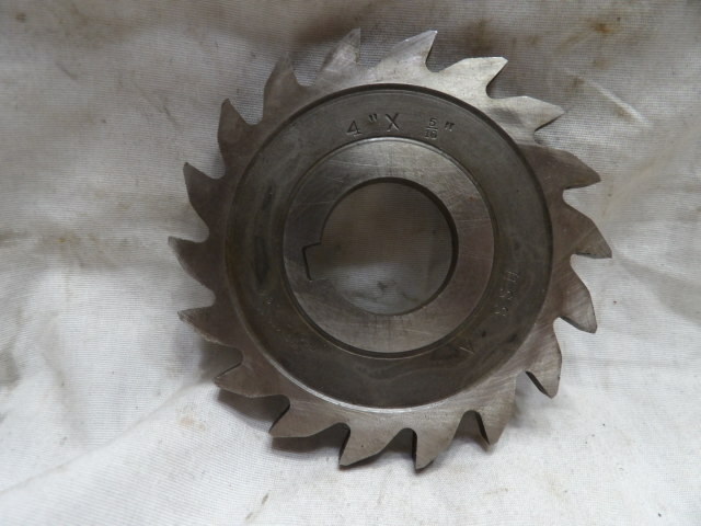 B & S Mfg.  4" X 5/16" Mill Cutter HSS USA