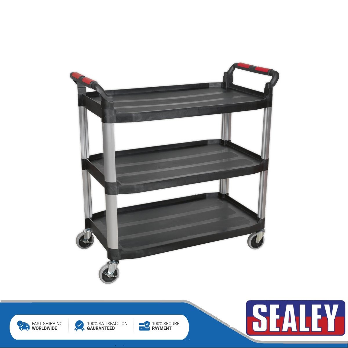 Sealey Composite Workshop Trolley 3-Level/3 Wall CX310