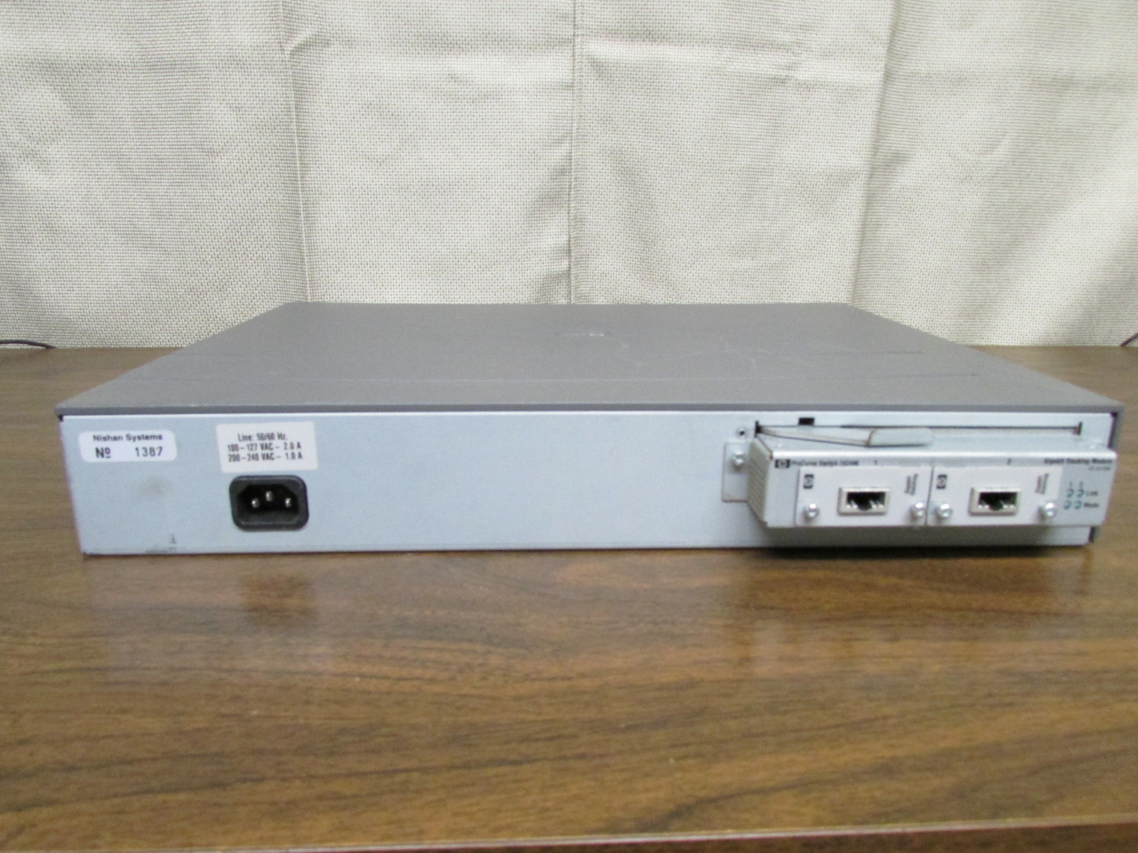 HP Procurve Switch 2424M J4093A Powers Up Passes Self-Test 2 Gigabit Modules