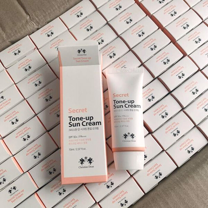 Christian Dean/ Secret Tone-up Sun Cream SPF50+ PA+++ 70ml /Korea Made/K-Beauty