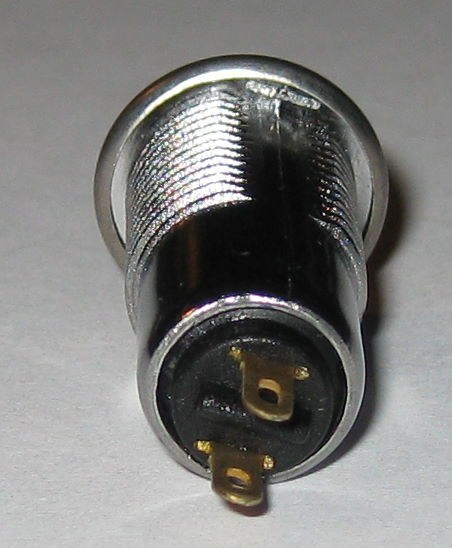 2 X SPST Rotary Keylock Switch - 2 Position Switchlock - 1/2" Dia. Panel Mount