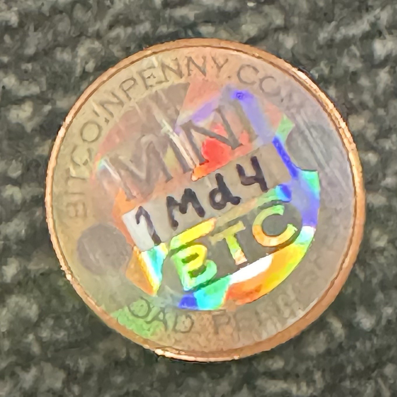 Bitcoin Penny BTC Physical Coin 2020