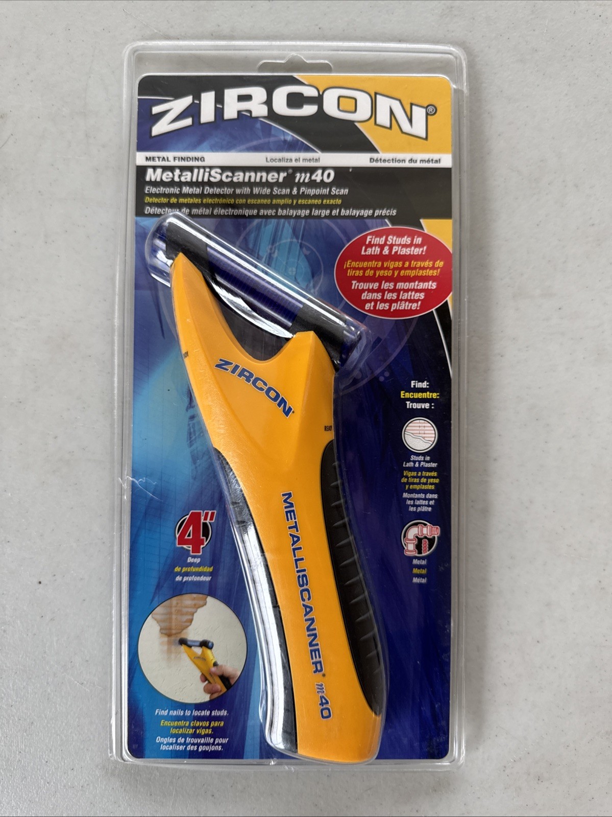 New in Packaging, Zircon Metalliscanner M40 Metal Locator