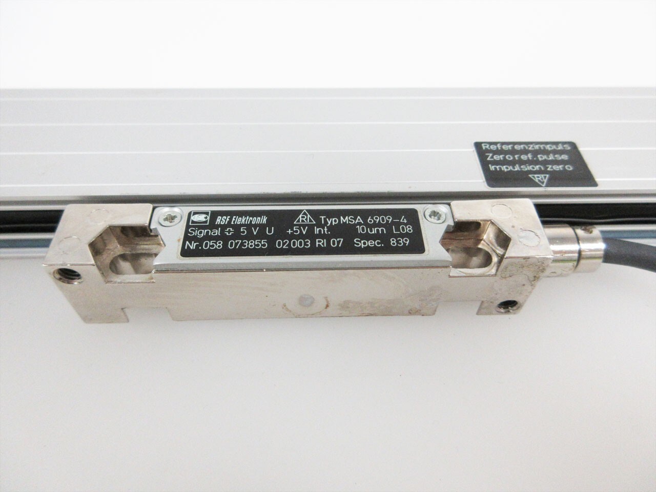 RSF ELEKTRONIK MSA 6909-4 ML 320mm SEALED LINEAR ENCODER 10 um 320 mm