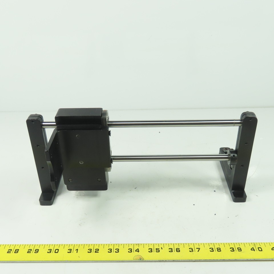 Double Rod Linear Rail Guide 10-1/2"Rod Length Travel 12" OAL