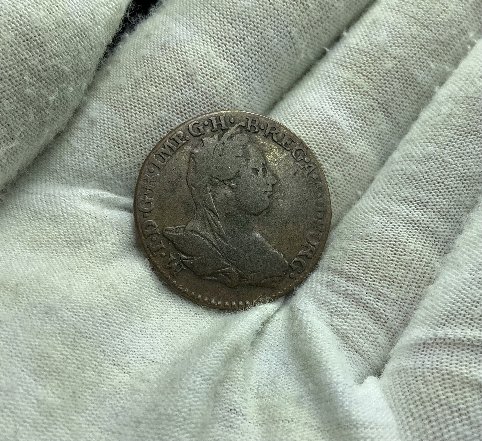 Austrian Netherlands 1777 2 Liards N233