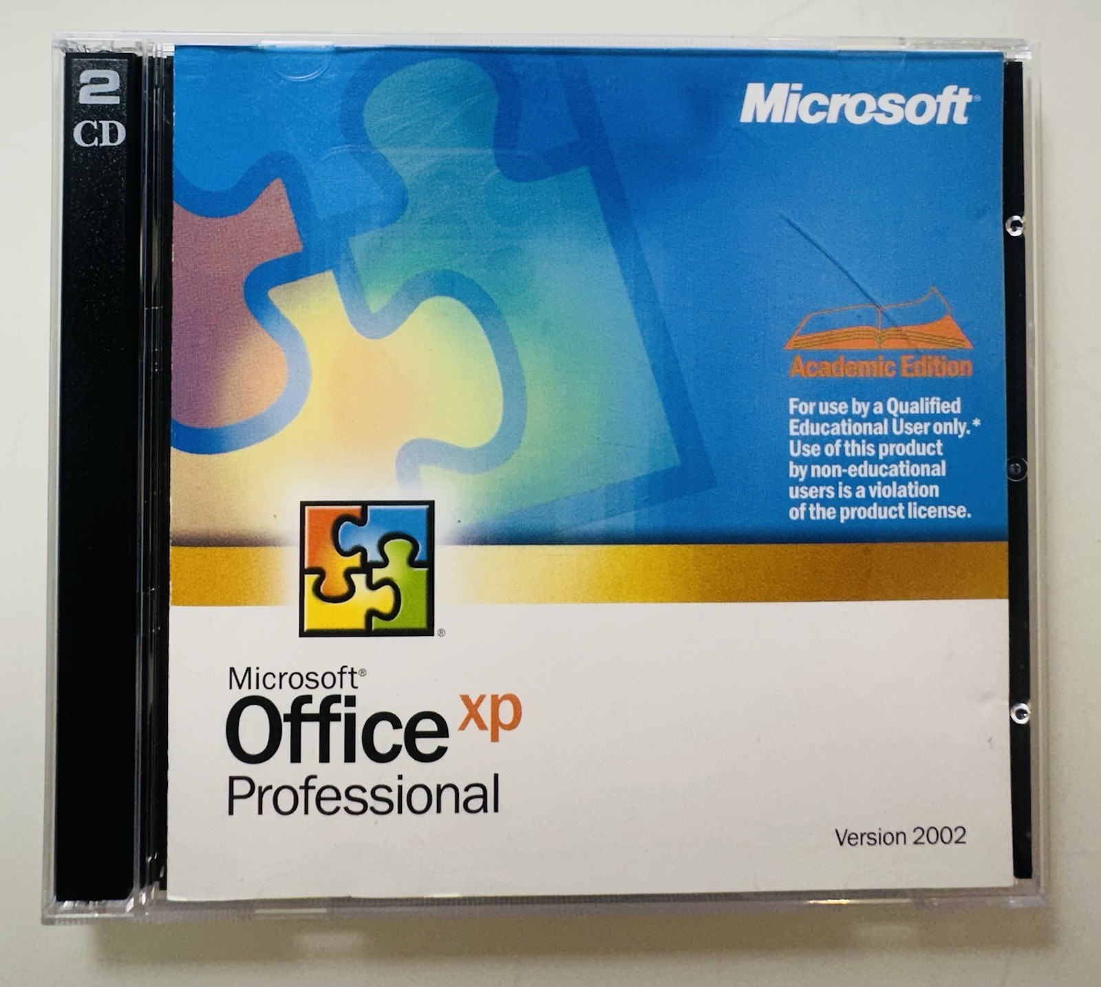 Microsoft Office XP Professional, Version 2002, 2 Discs