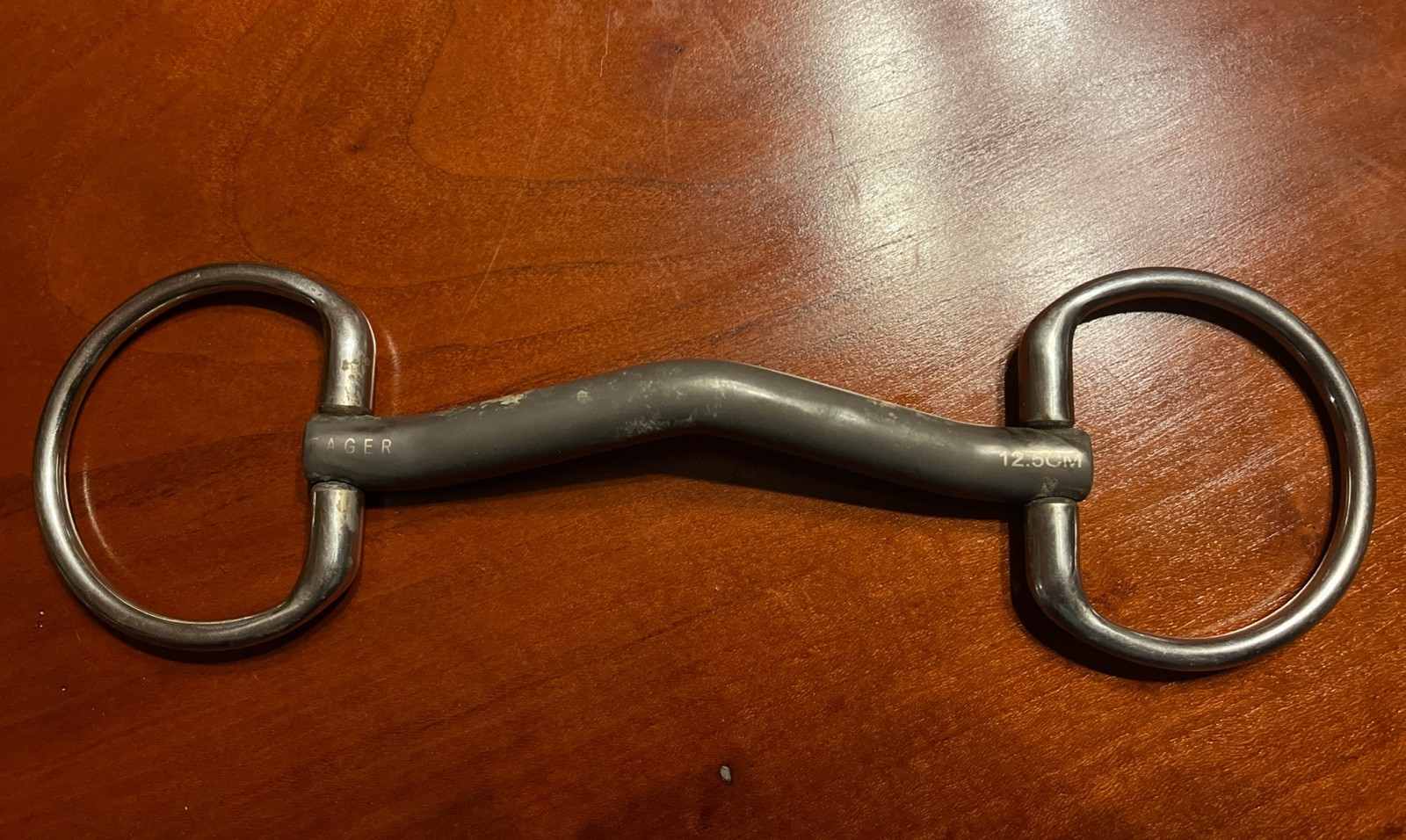 Fager Sara Titanium Bit 125mm 5” 14mm Loose Ring Gently Used