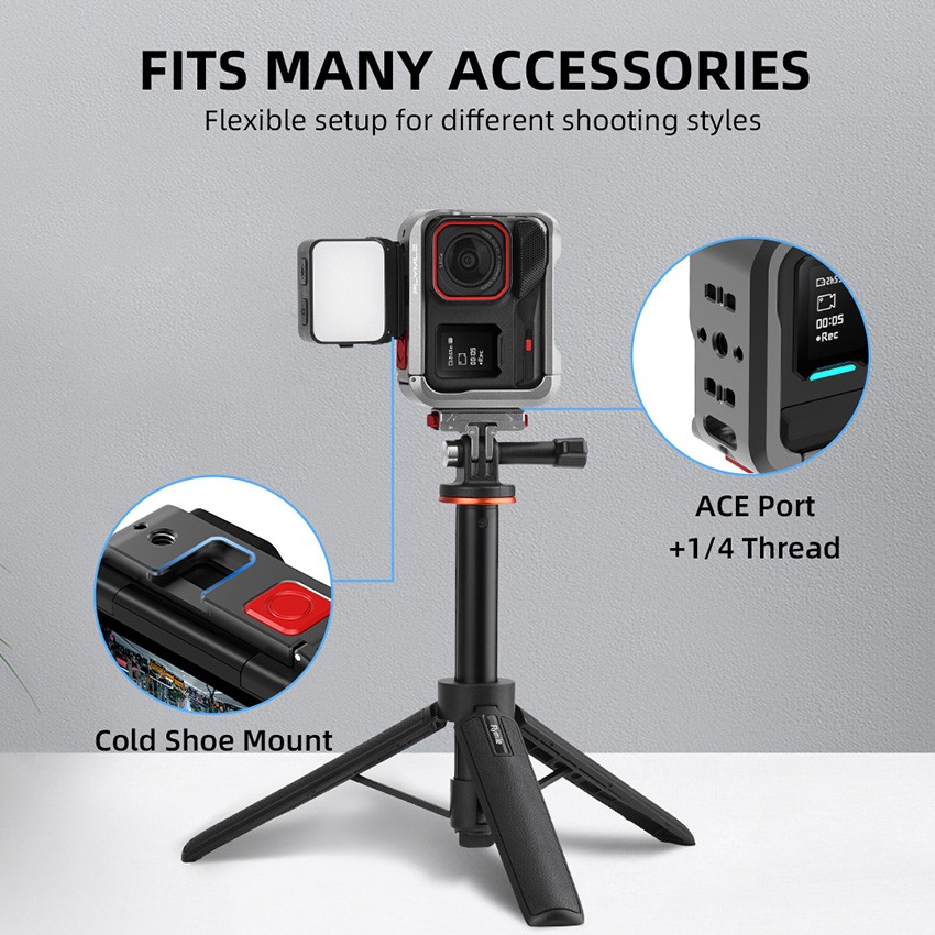 Metal Rabbit Cage Protective Frame for Insta360 Ace Pro 2