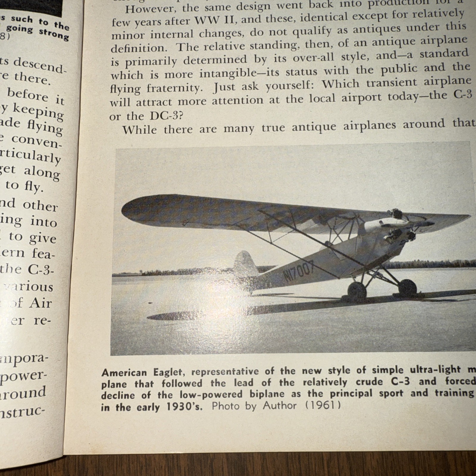Antique Plane Guide 1962 Vintage
