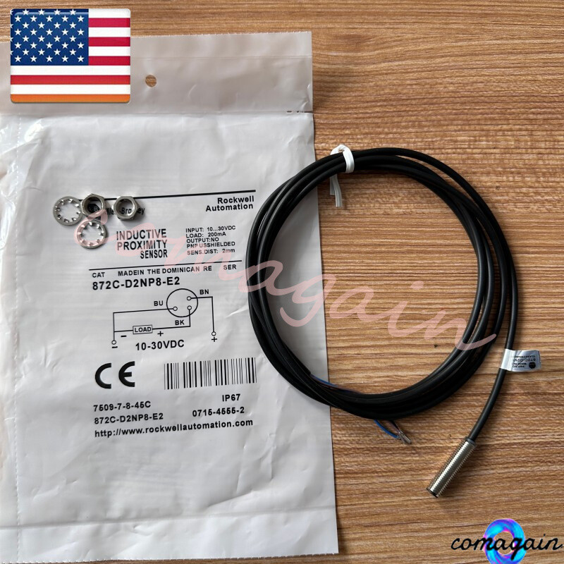 For Allen Bradley Inductive Proximity Sensor Switch 872C-D2NP8-E2 10-30VDC 2mm