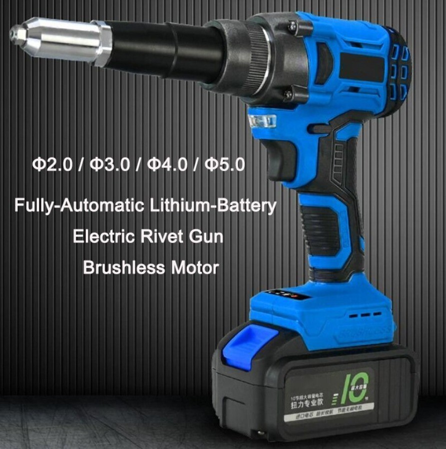 Electric Rivet Gun Brushless Motor Rivet Pulling Gun//Hand Riveter Auto Nut Gun