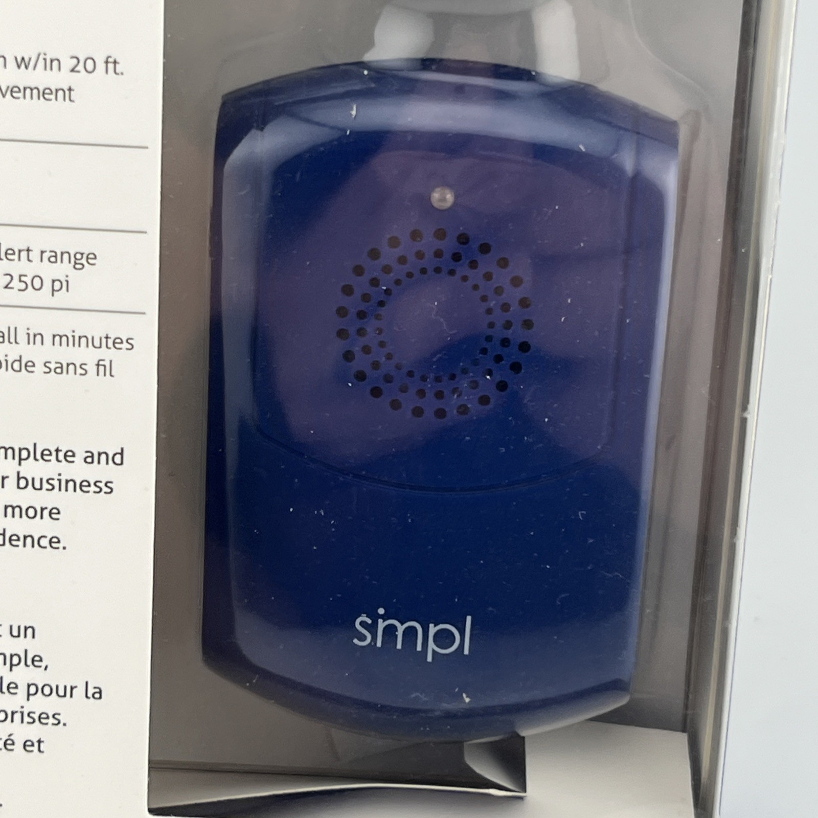 Smpl Wander Alert Motion Sensor And Alarm Technology Made Simple New Open Box