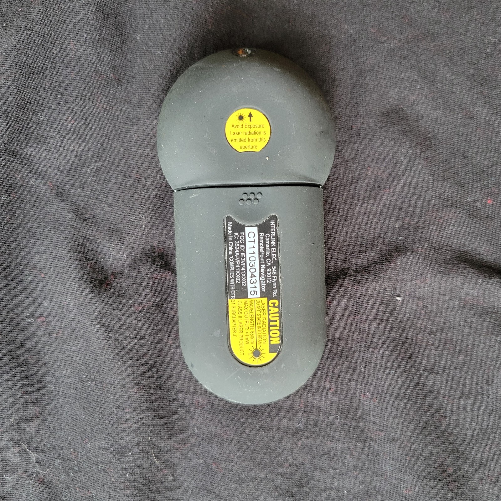 INTERLINK VP4150 SMK-Link RemotePoint Navigator Wireless Presentation Remote