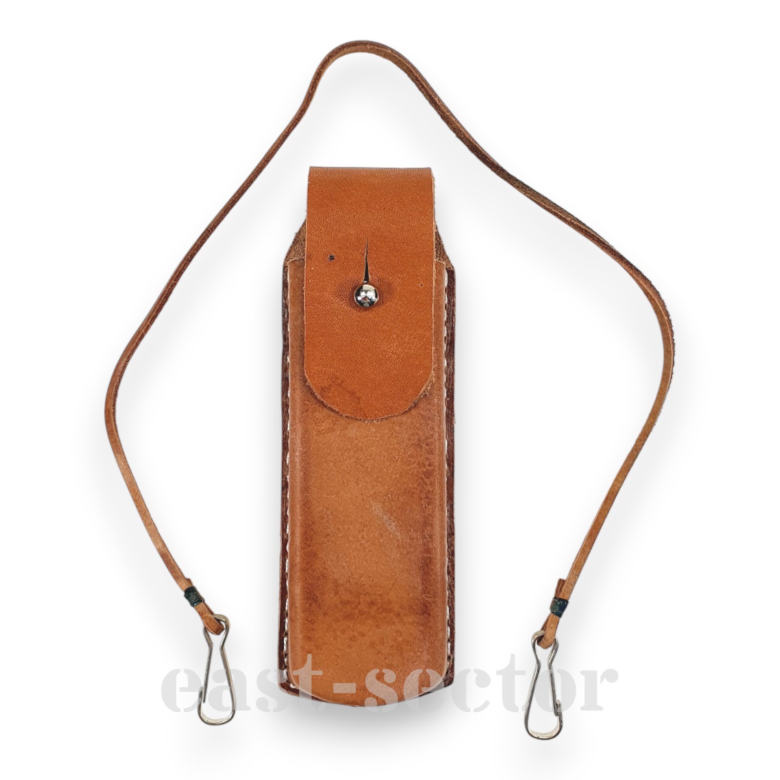 Leather Pouch with Lanyard for Gravity Knife Paratroopers German Army Ballistic