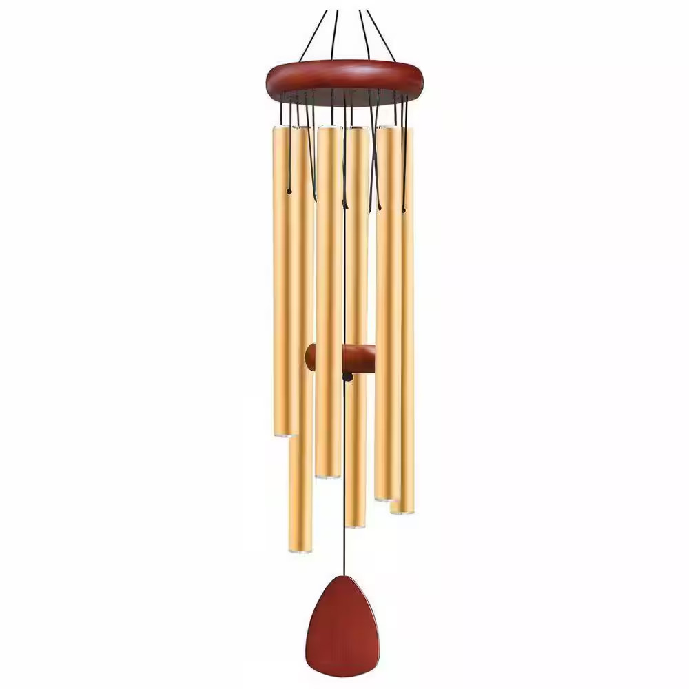 Gold Soft Melody Commemorative Compassion Series 36 Inch Aluminum Outdoor Garden