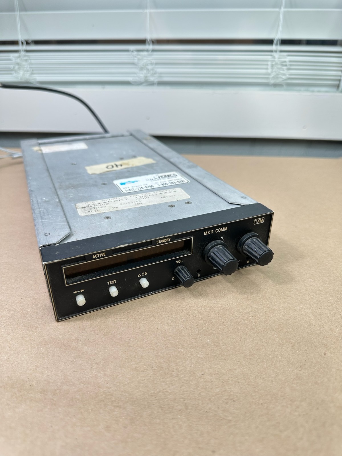 TKM MX11 Comm Radio 12V + Tray (D2774)