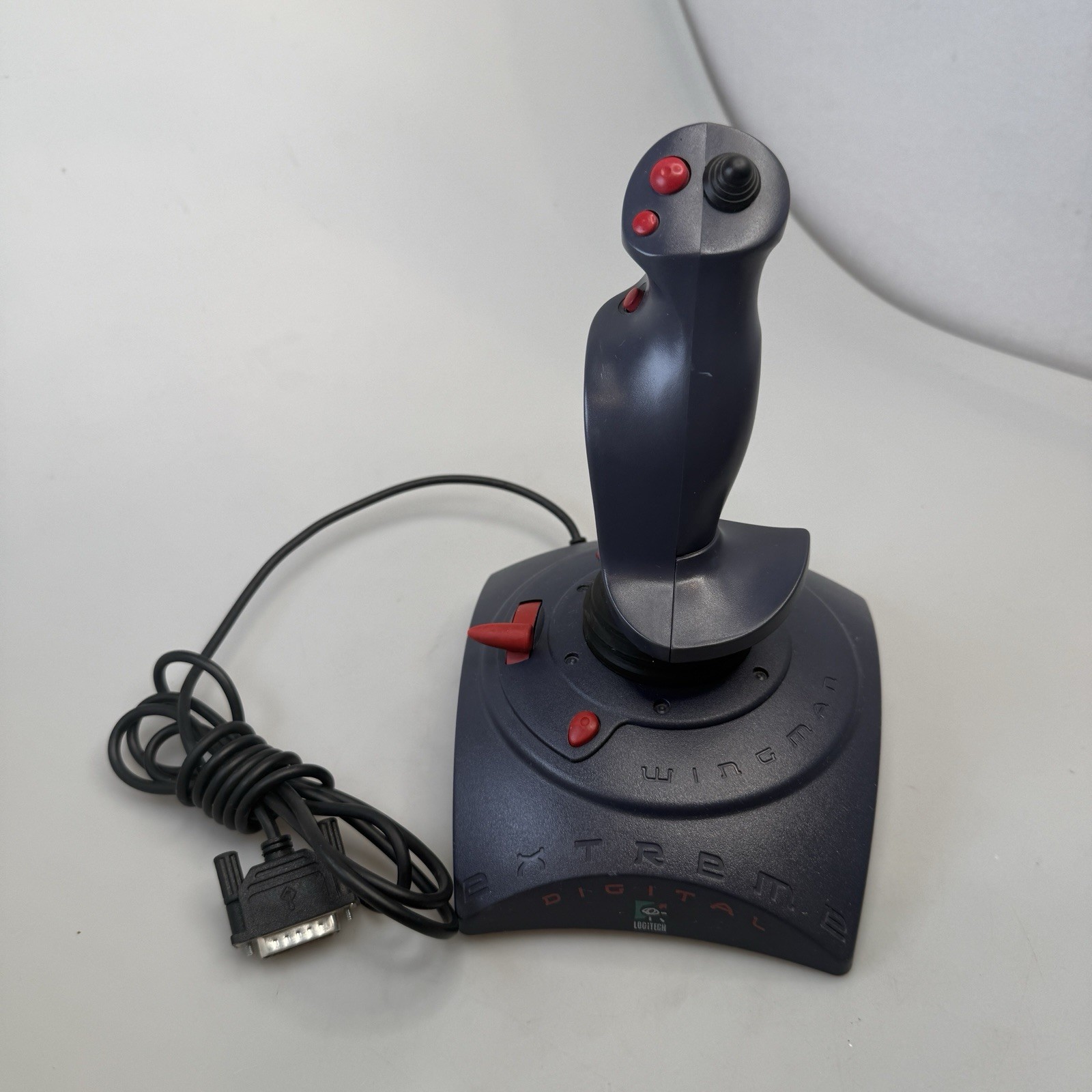 Vintage Logitech Wingman Extreme Digital 3D Joystick 15-Pin PC Flight EUC