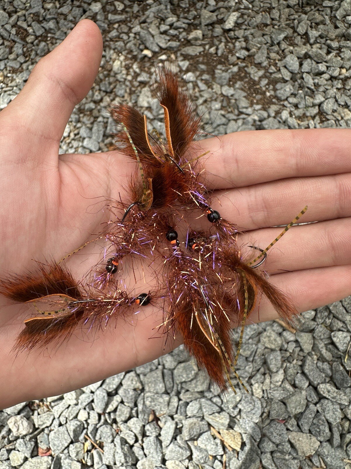 Balanced Crawfish Fly - 5 Pack