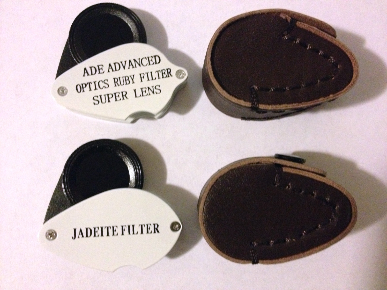 2 items bundle! Jadeite/chelsea filter + Ruby filter for gem testing gemstones.