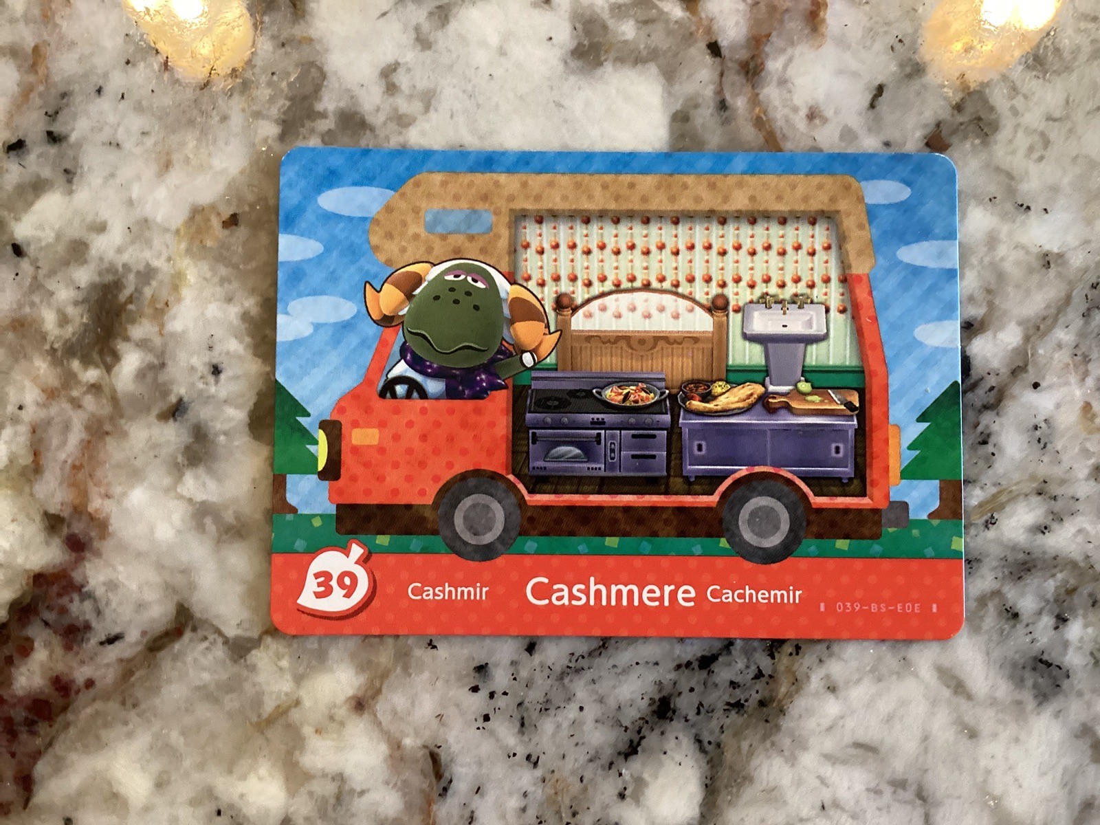 Cashmere 39 Animal Crossing New Leaf Welcome Amiibo Card North American RVSeries
