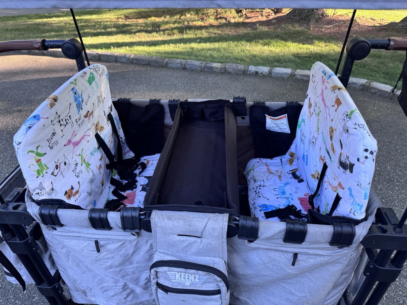 Keenz XC Luxury Comfort Stroller Wagon for 4 Passengers Grey