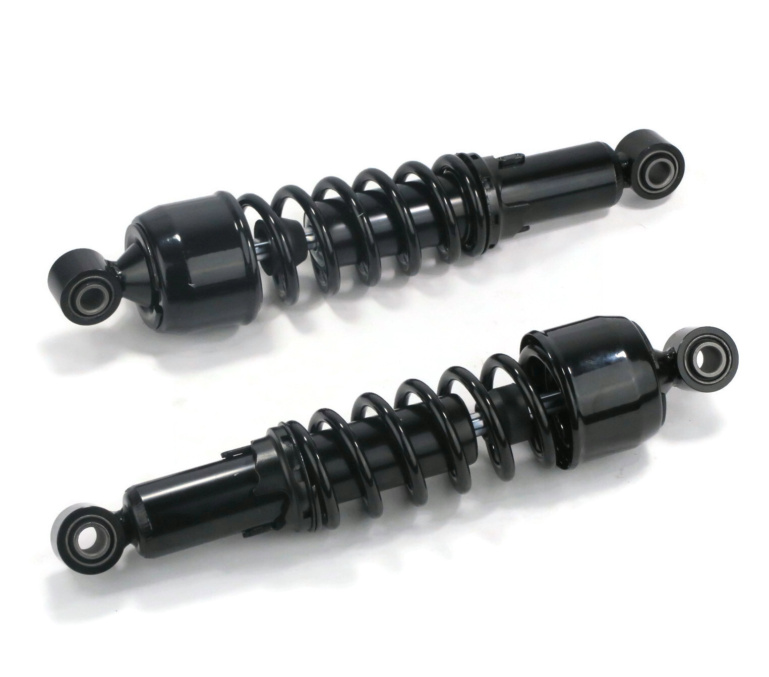 (2) Black 13" Suspension Rear Shocks for 2014 Harley-Davidson Dyna Fat Bob FXDF
