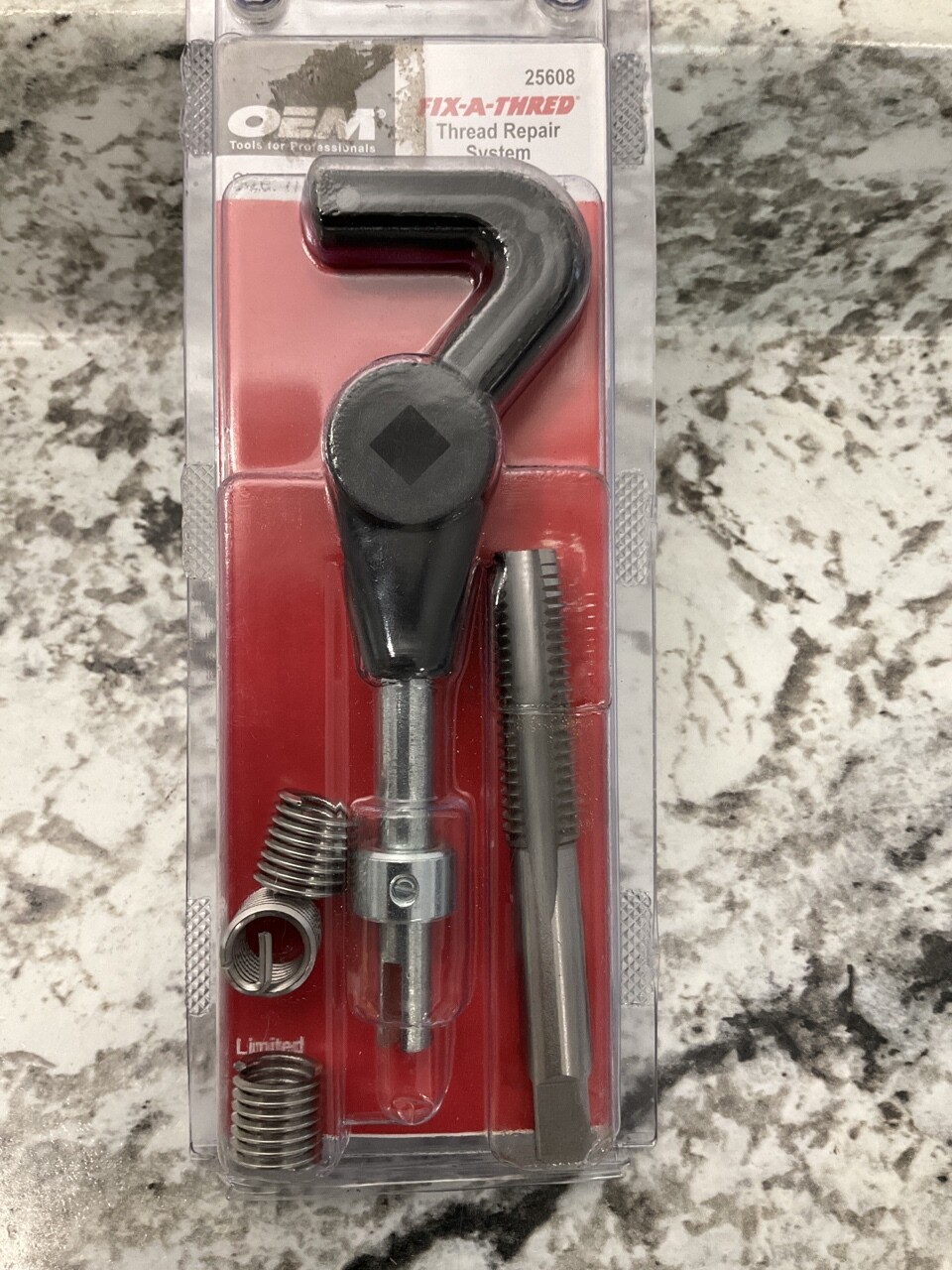 Oem Tools 25608 Permanent Thread Repair Kit SAE Size: 7/16"-14  (7/16 Inch)